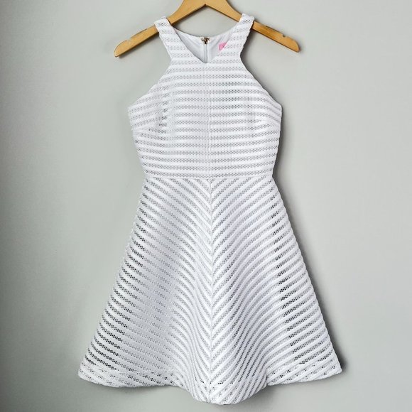 Lilly Pulitzer NWT Crochet Stripe Knit Megyn Dress Size XS - Picture 5 of 14